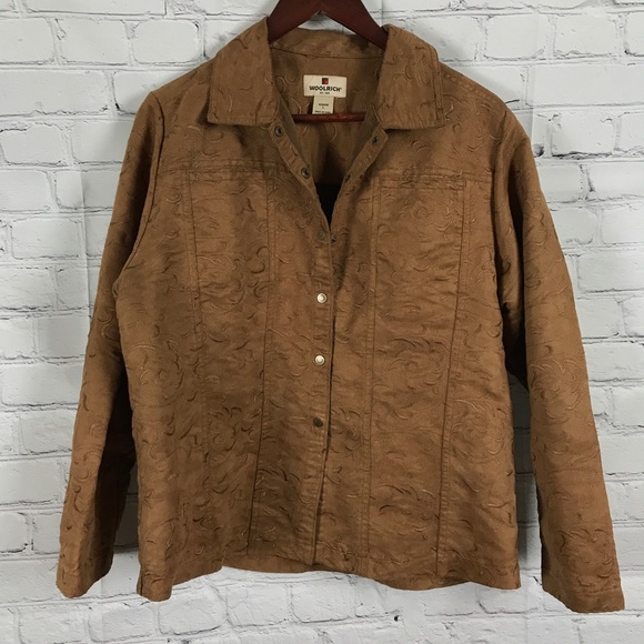 Woolrich western Fawn Coat size large - Picture 6 of 6